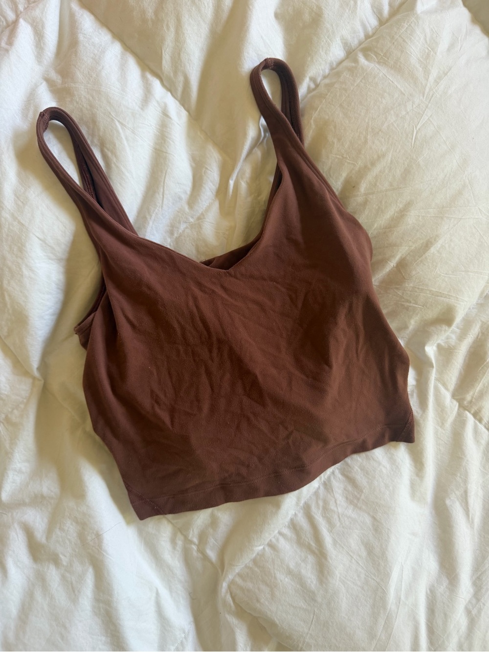 lululemon athletica align dark purple Cropped Tank Top 4